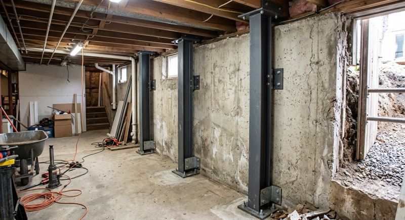 Basement Stabilization in Dedham, MA