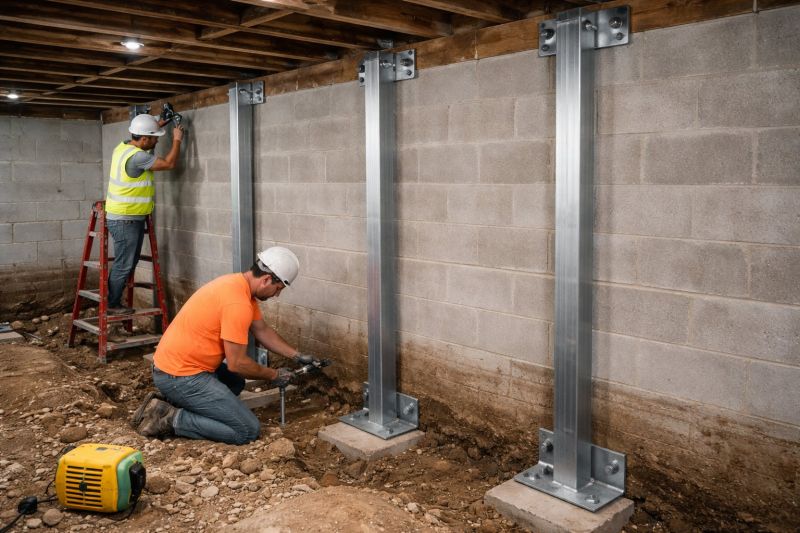Basement Stabilization in Dedham, MA
