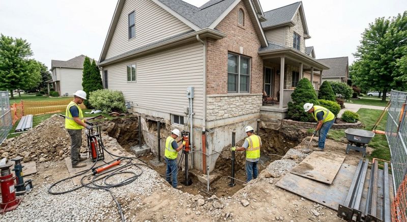 Building Foundation Repair in Hingham, MA