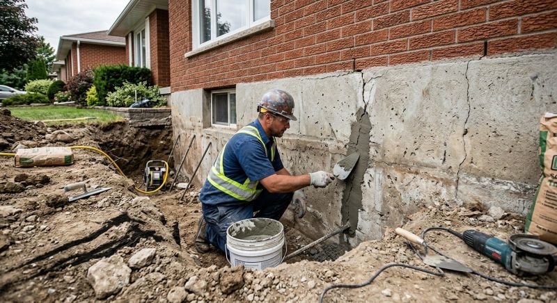 Building Foundation Repair in Holliston, MA