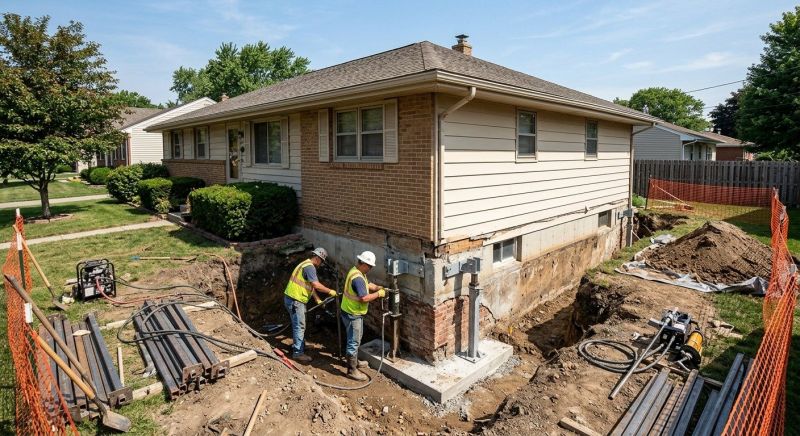Building Foundation Repair in Hyde Park, MA