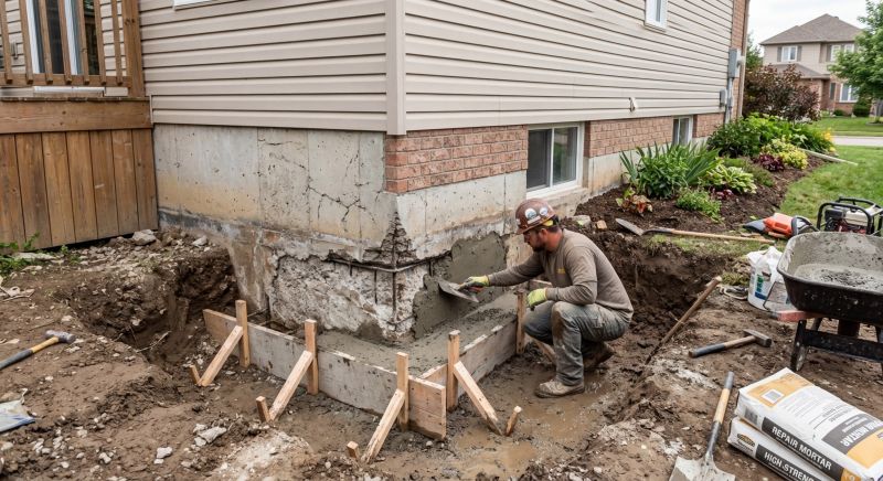 Building Foundation Repair in Dedham, MA