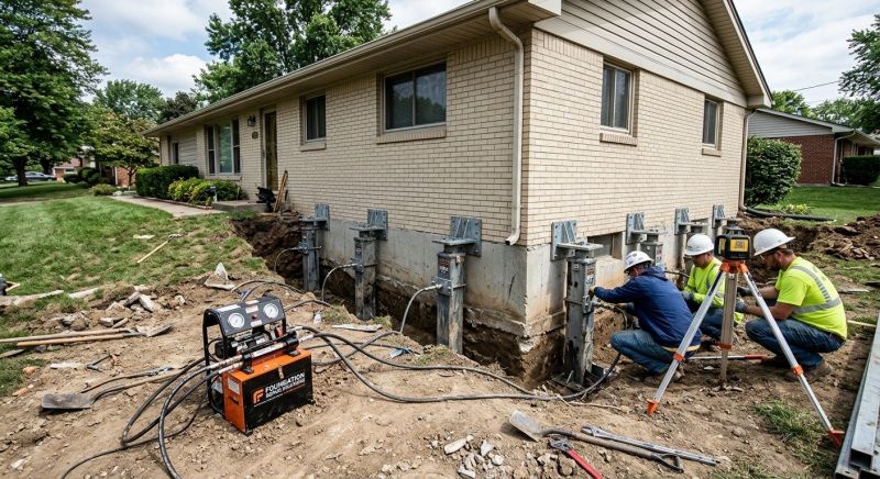 Concrete Foundation Leveling in Foxboro, MA