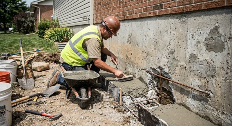 Concrete Foundation Repair in Abington, MA
