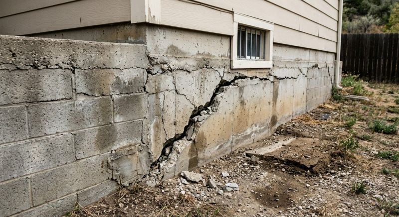 Cracked Foundation Repair in Braintree, MA