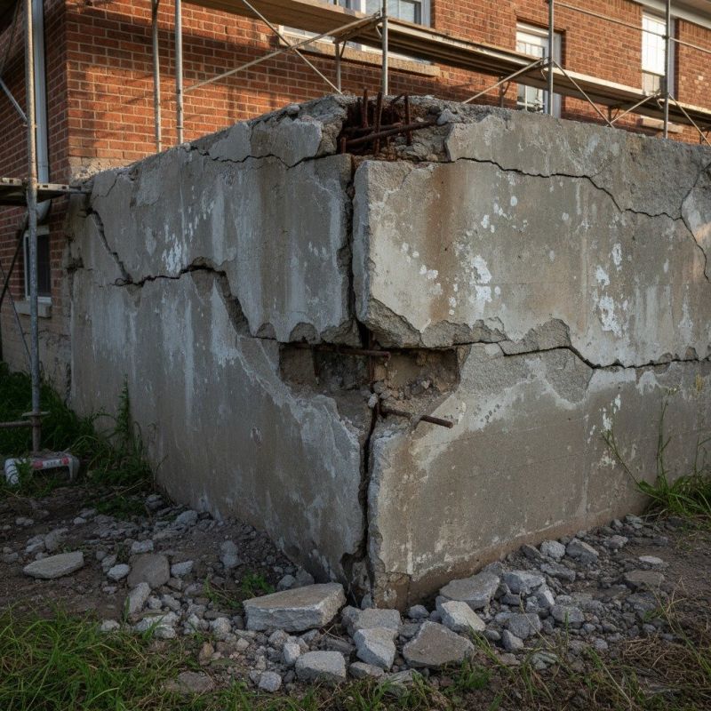 Cracked Foundation Repair in West Roxbury, MA