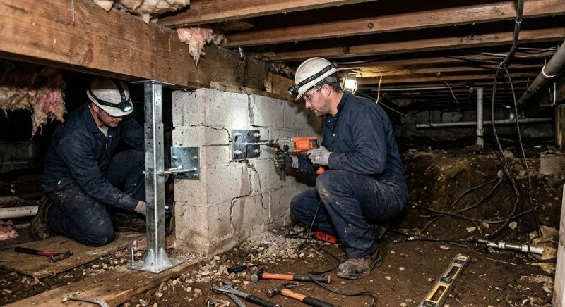 Crawlspace Foundation Repair in Arlington, MA