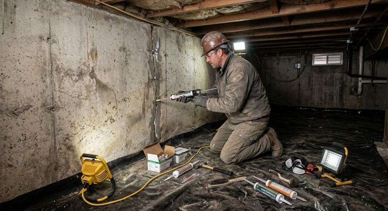 Crawlspace Foundation Repair in Attleboro, MA