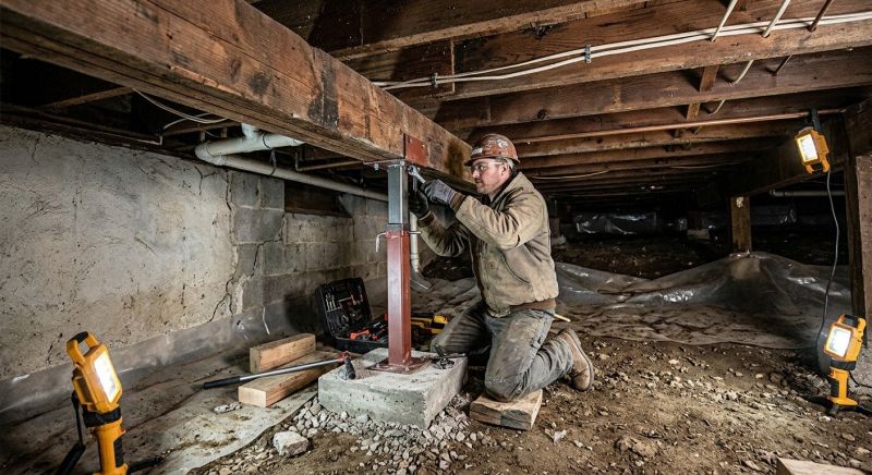 Crawlspace Foundation Repair in Brockton, MA
