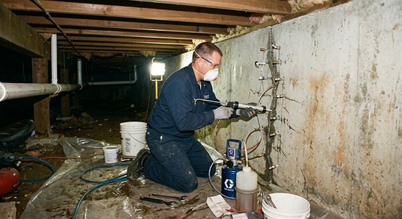 Crawlspace Foundation Repair in Lexington, MA