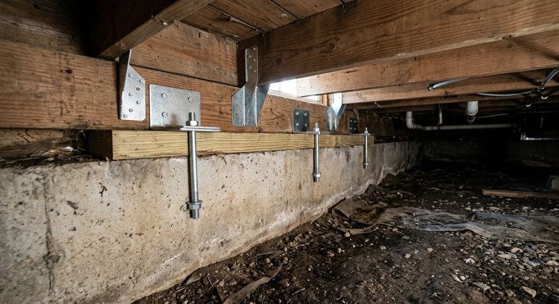 Crawlspace Structural Repair in Dedham, MA