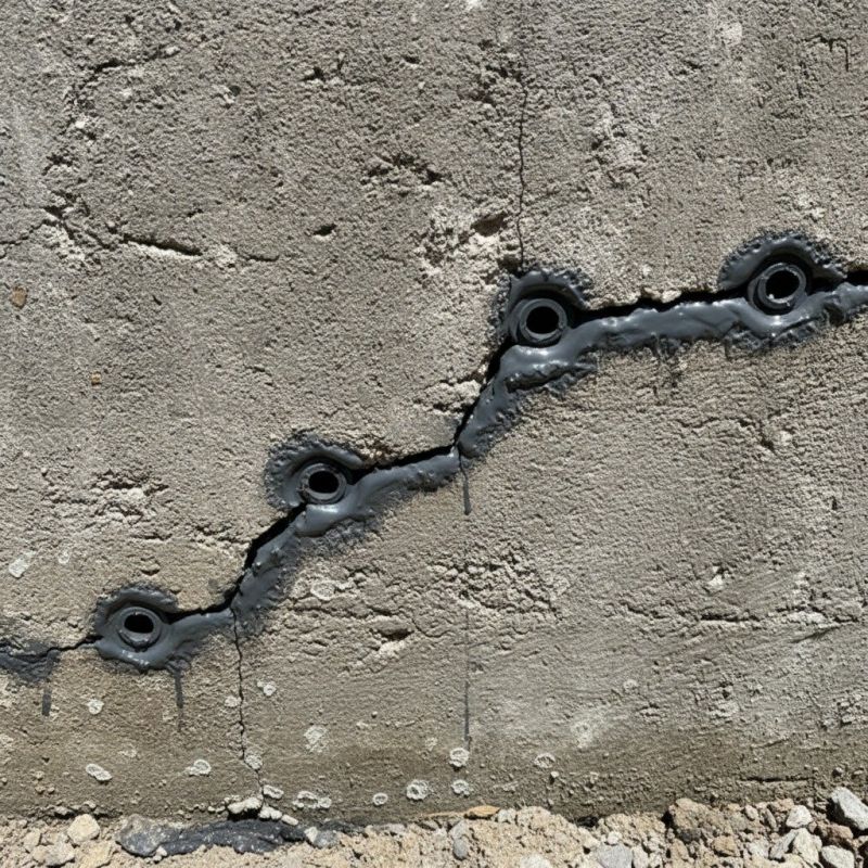Foundation Crack Sealing in Dedham, MA