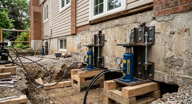 Foundation Jacking in Arlington, MA