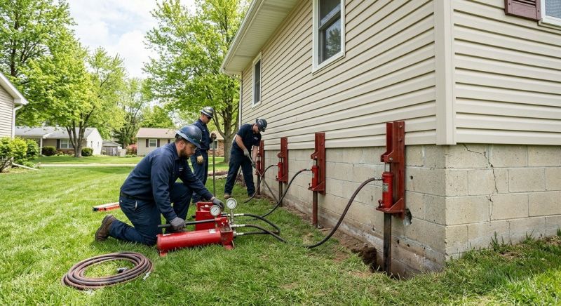 Foundation Jacking in Avon, MA