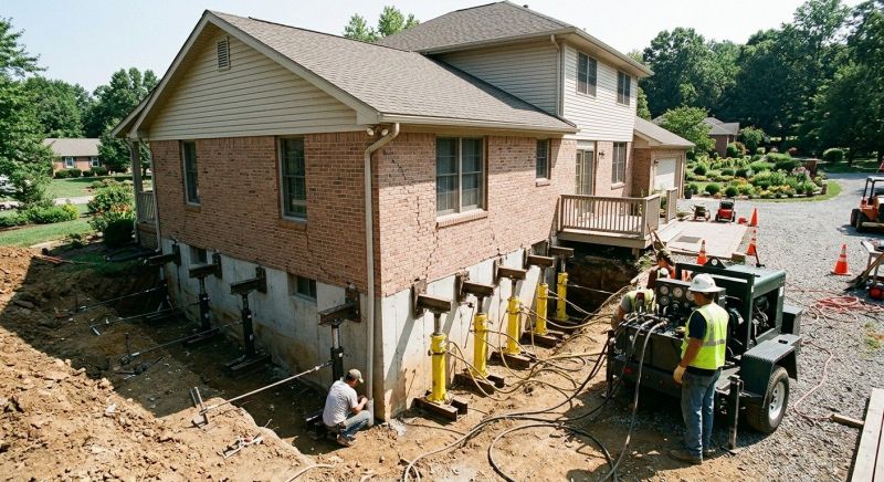 Foundation Jacking in Bellingham, MA