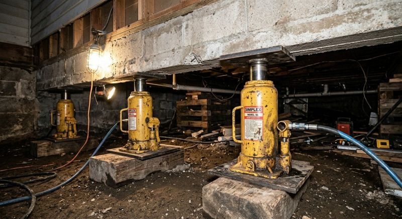 Foundation Jacking in Blackstone, MA