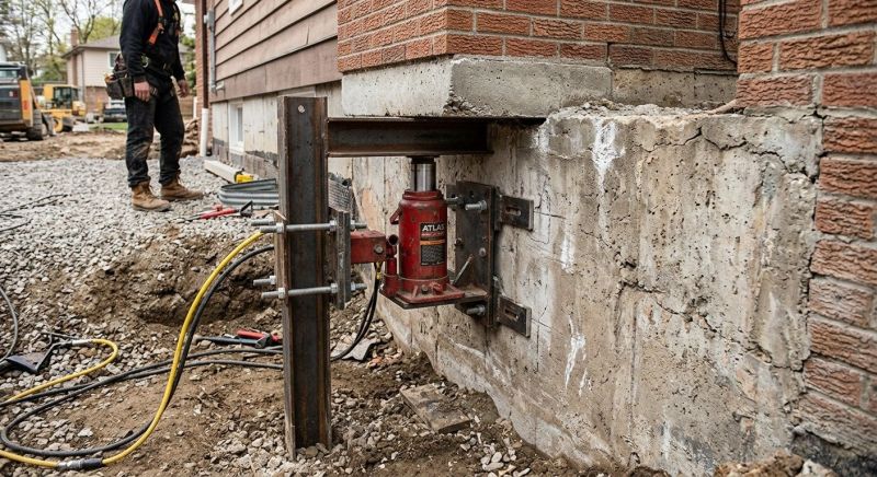 Foundation Jacking in Brookline, MA