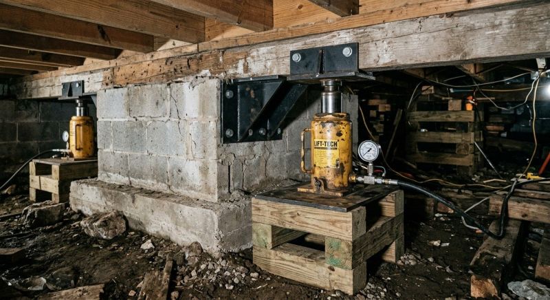 Foundation Jacking in Concord, MA