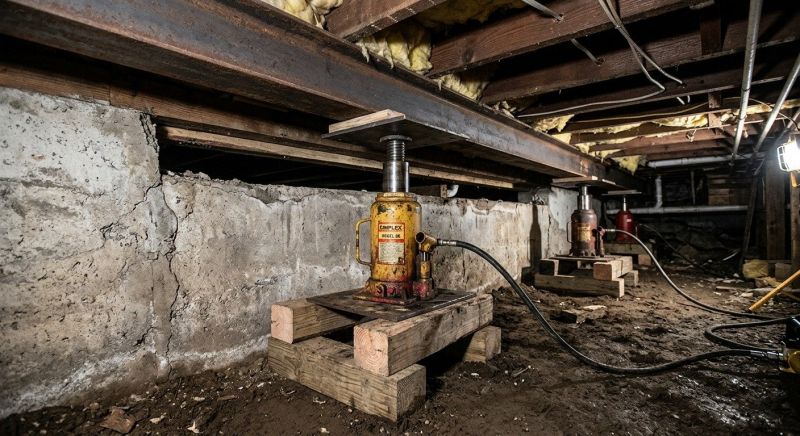 Foundation Jacking in Rockland, MA