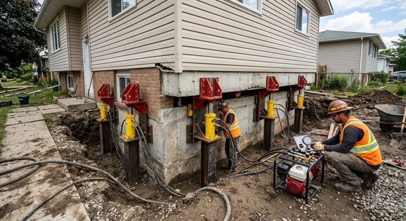 Foundation Lifting in Billerica, MA
