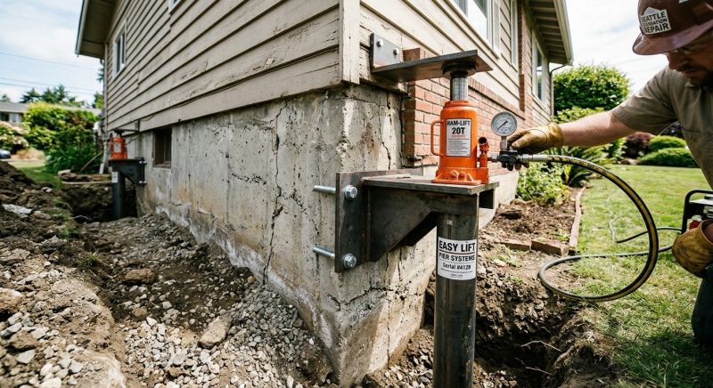 Foundation Lifting in Lexington, MA