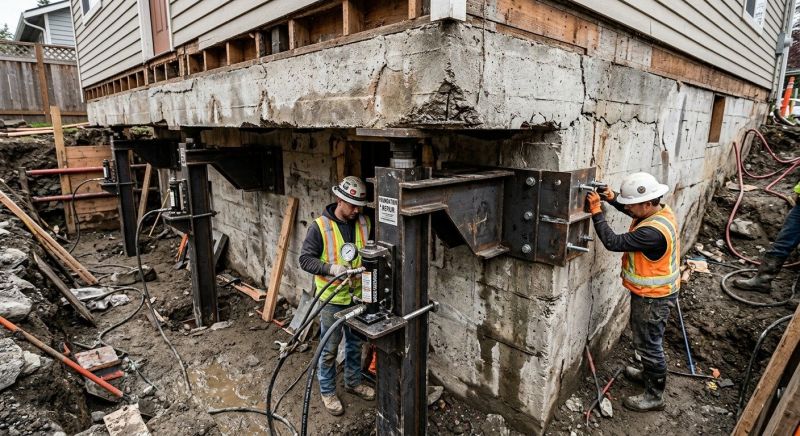 Foundation Lifting in South Weymouth, MA