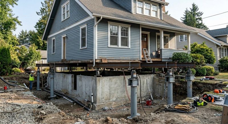 Foundation Raising in Mansfield, MA