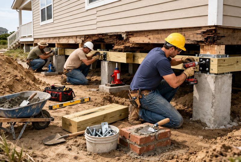 Foundation Raising in South Walpole, MA