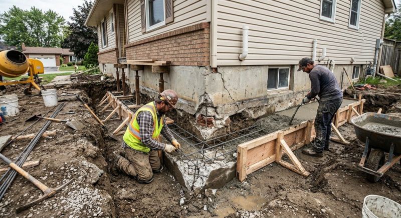 Foundation Repair in North Reading, MA