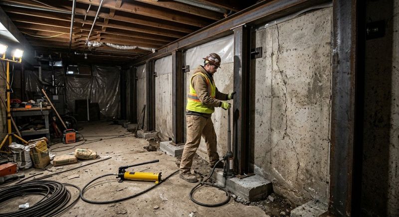 Foundation Stabilizing in Hanover, MA