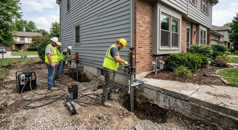 Foundation Stabilizing in Dedham, MA
