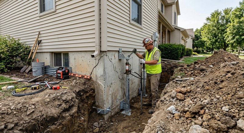 Foundation Stabilizing in Mansfield, MA