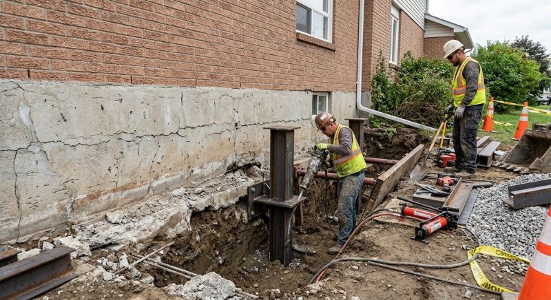 Foundation Structural Repair in Canton, MA
