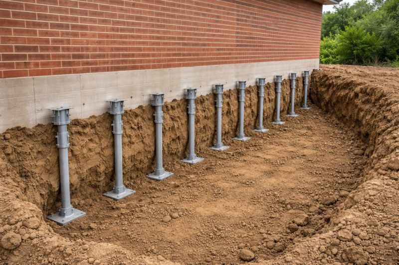Helical Pile Installation in Dedham, MA