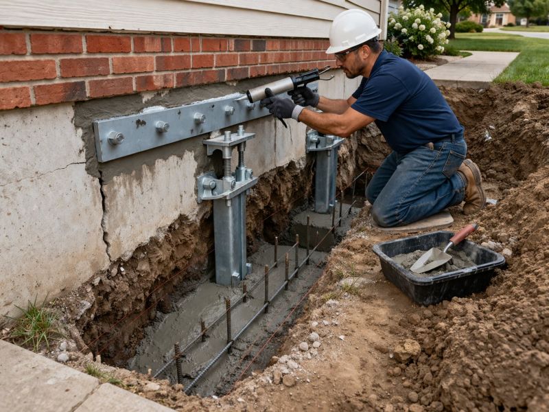 Home Foundation Repair in Acton, MA
