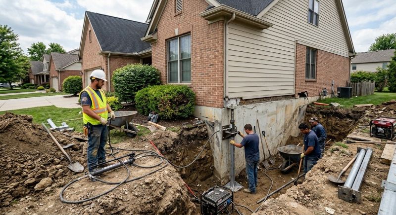 House Foundation Repair in Avon, MA