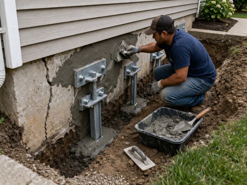 House Foundation Repair in Concord, MA