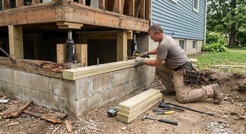 House Foundation Repair in Essex County, MA