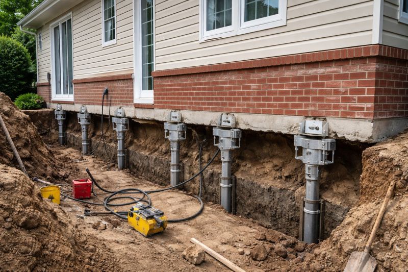 House Underpinning in Dedham, MA