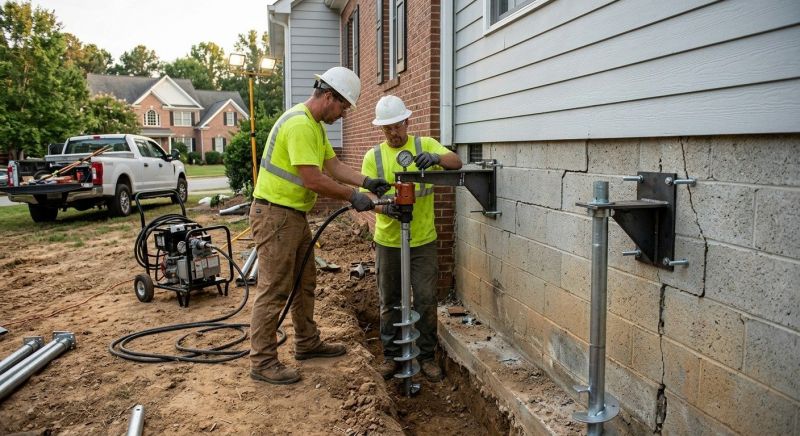 Piering Service in Dedham, MA