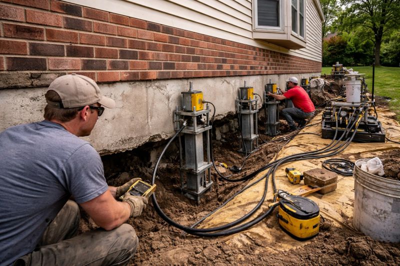 Settling Foundation Service in Jamaica Plain, MA