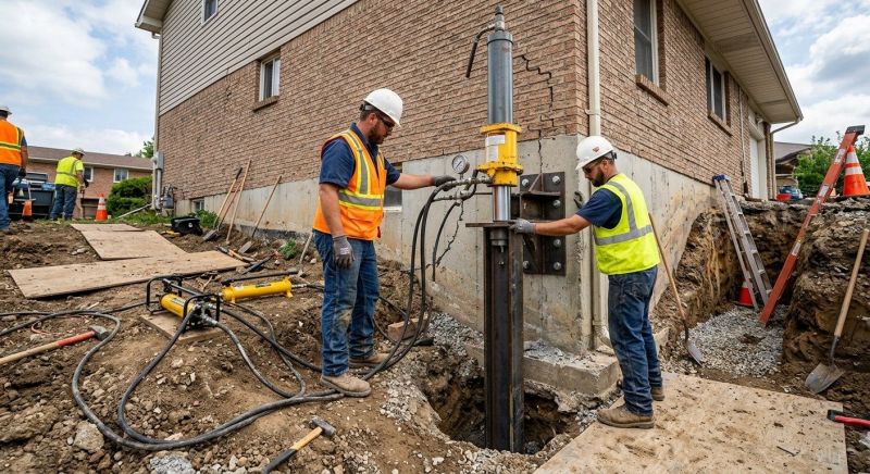 Settling Foundation Service in North Billerica, MA