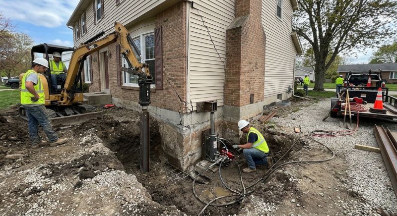 Sinking Foundation Repair in Pembroke, MA