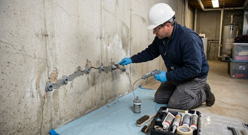 Structural Crack Repair in Dedham, MA