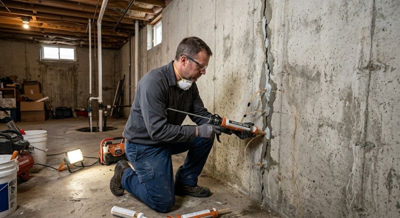 Structural Crack Repair in Dedham, MA