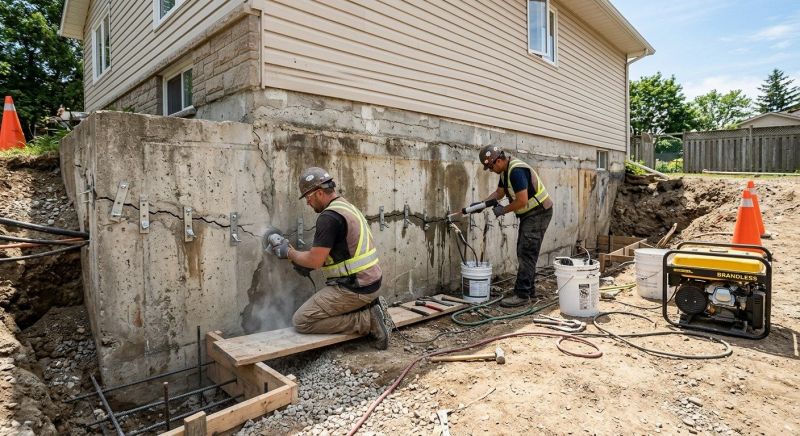 Structural Foundation Repair in Chestnut Hill, MA