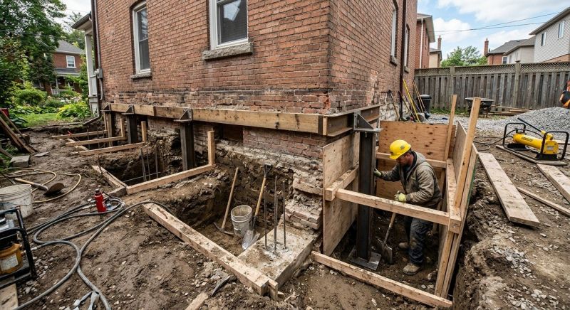 Structural Underpinning in Dedham, MA